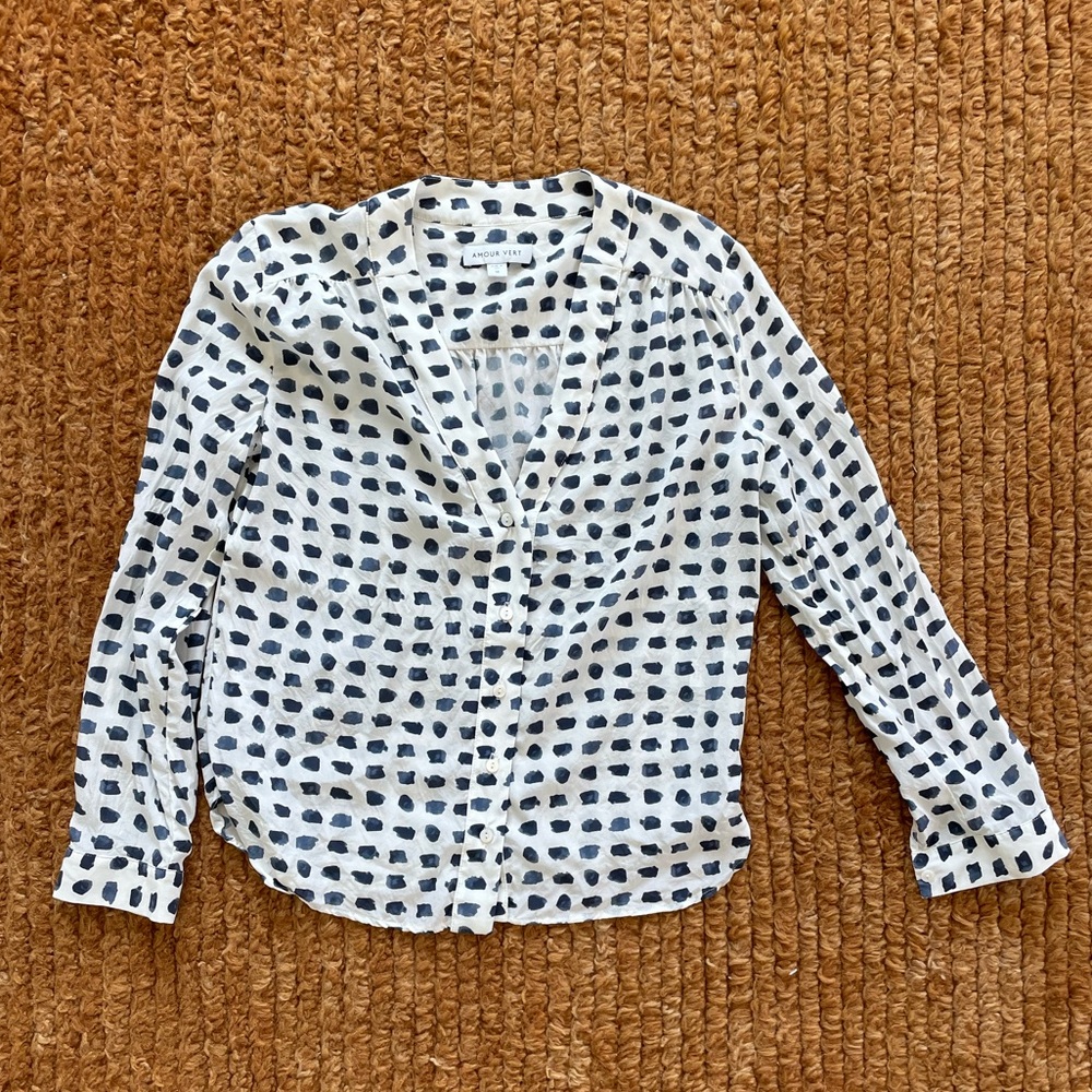 EUC! Sustainable, Business Casual Blouse by Amour Vert
